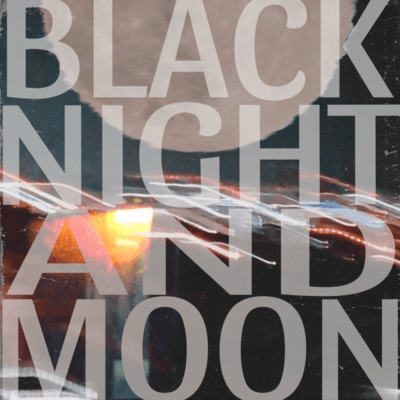 BLACK NIGHT AND MOON Front Cover