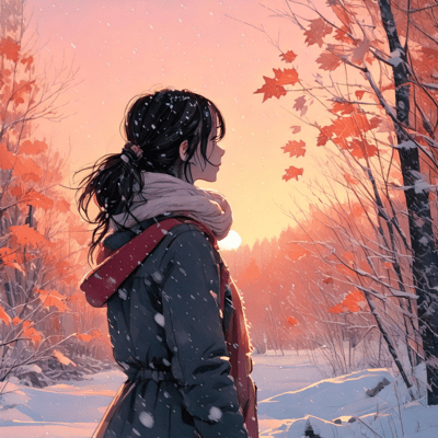 WinterAutumnLeaves Front Cover