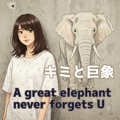 A great elephant never forgets U Front Cover