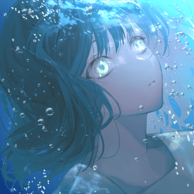 Aquamarine (feat. 花隈千冬)のジャケット写真
