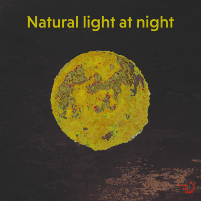 Natural light at night Front Cover