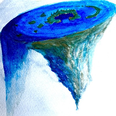 lagoon deep blue Front Cover