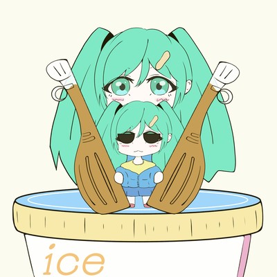 ice (feat. 初音ミク)のジャケット写真