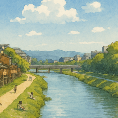 Beside the River Front Cover