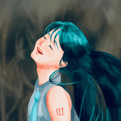 ガードレール下の暗がり 麻雀荘の明かり (feat. 初音ミク)のジャケット写真