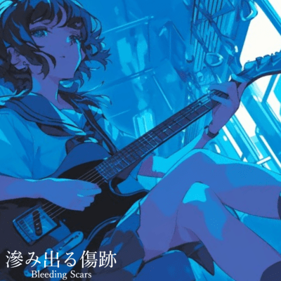 Bleeding Scars (feat. KAGAMINE RIN) Front Cover