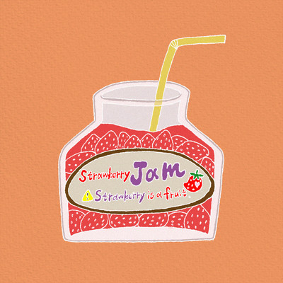 About strawberries and jam Front Cover