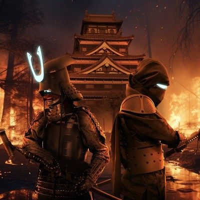 Samurai Ninja The 4th Front Cover