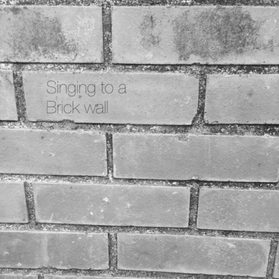 Singing to a Brick wall Front Cover