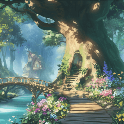 Elven Grove Front Cover