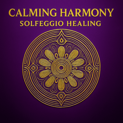Calming Harmony - Solfeggio Healing Music Front Cover