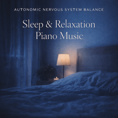 Piano Music for Sleep and Nervous System Balance Front Cover