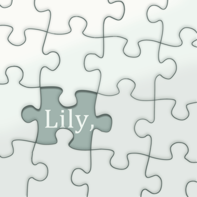 Lily, Front Cover