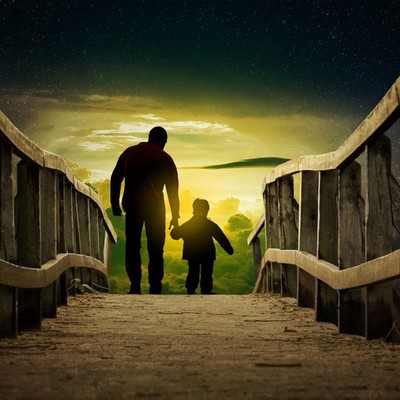 The bond between father and son Front Cover