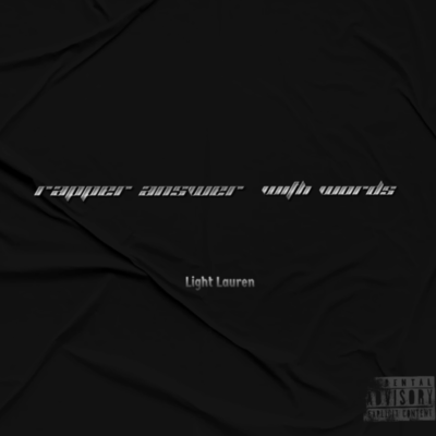 Rapper answer with words Front Cover