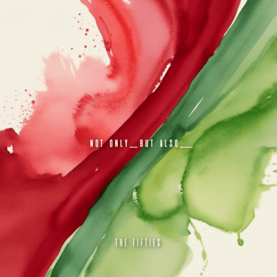 Not only_but also__ Front Cover