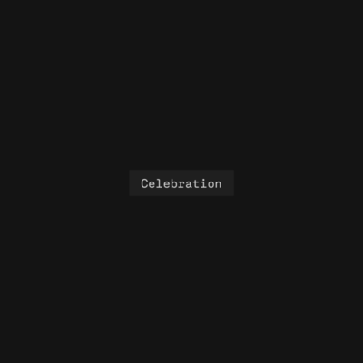 Celebrationのジャケット写真