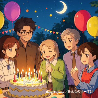 Happy Birthday Front Cover