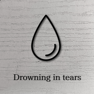 Drowning in tears Front Cover