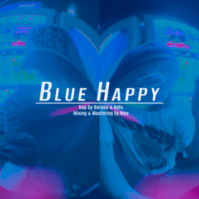 Blue Happy Front Cover