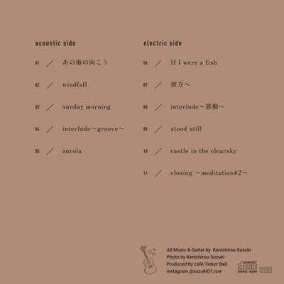 ギターから見える風景vol.1〜windfall〜 electricsideのジャケット写真