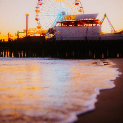 Evening Tide in Santa Cruz Front Cover