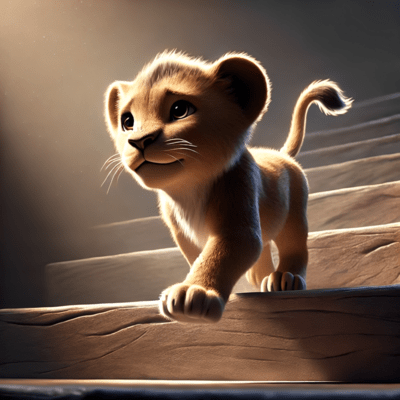 First Step of Courage Front Cover