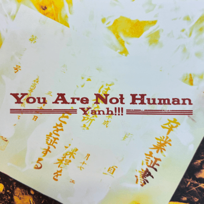 You Are Not Human Front Cover