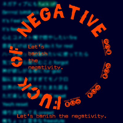 Fuck off negative Front Cover