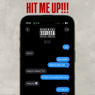 HIT ME UP Front Cover