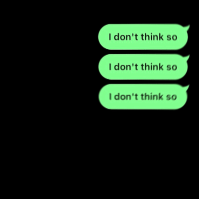 I don't think so (feat. BAAB,) Front Cover