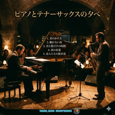 An Evening of Piano and Tenor Saxophone (Instrumental) Front Cover