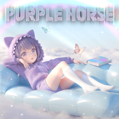 Purple Horse Front Cover