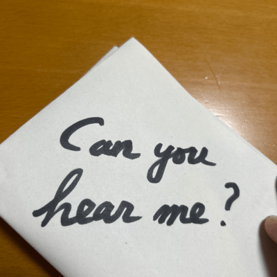 Can you hear me?のジャケット写真