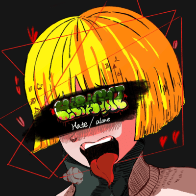 Hate/alone Front Cover