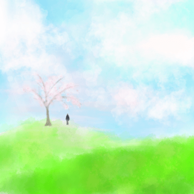 White plum blossom ~The Beginning of Spring~ Front Cover