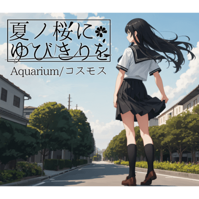 NATSU NO SAKURA NI YUBIKIRI WO Front Cover