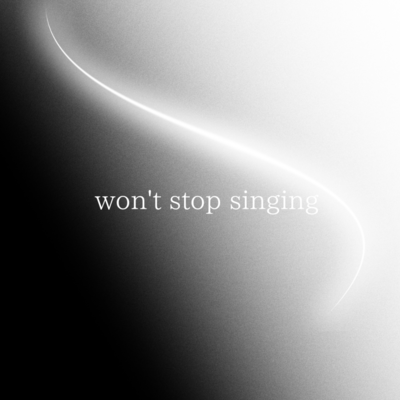 won't stop singingのジャケット写真