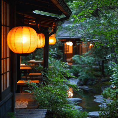 Japanese Restaurant Ryotei Front Cover
