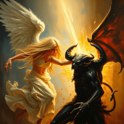 Fallen Light: Angel's Last Stand (Rock Orchestral version) Front Cover