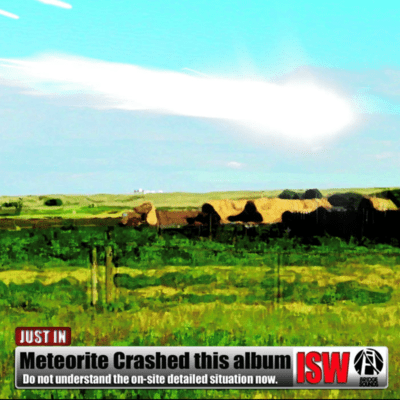 METEORITE CRASHED THIS ALBUM Front Cover