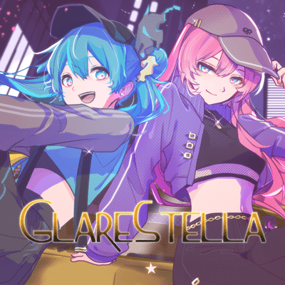 GLARE STELLA (feat. HATSUNE MIKU & MEGURINE LUKA) Front Cover