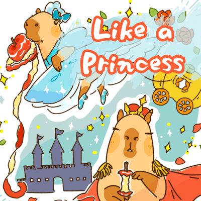 Like a Princess (feat. Yumenokessho ROSE) Front Cover