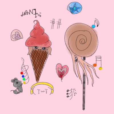 Swirl Soft Serve Ice Cream Candy Tornado Front Cover