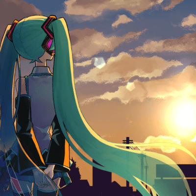 my home town (feat. 初音ミク)のジャケット写真