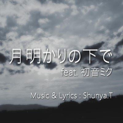 TsukiakariNoShitade (feat. HATSUNE MIKU) Front Cover