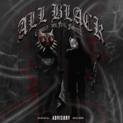 ALL BLACK (feat. Forest55) Front Cover