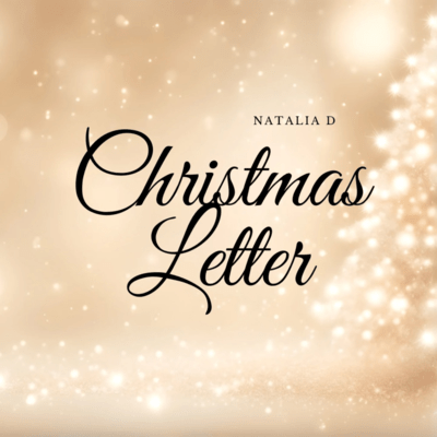 Christmas Letter Front Cover