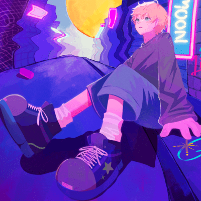 Moonlight Graffiti (feat. KAGAMINE LEN) Front Cover