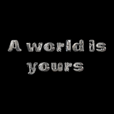 A World is yours Front Cover